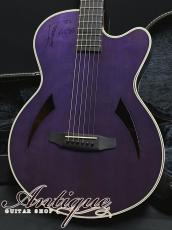 ESP AS-300 THE ALFEE SAKAZAKI Model 2000s Purple Top Signed /Figured Mahogany "Built To Order DC-Model"_2