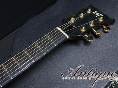 ESP AS-300 THE ALFEE SAKAZAKI Model 2000s Purple Top Signed /Figured Mahogany "Built To Order DC-Model"_11