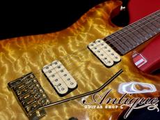 Marchione Guitars Custom Order Carve Top Amber /Selected Hi-End Grade Quilted Maple Top & Honduras Mahogany /Brazilian Rosewood FB w/Special Wound PU 3.19kg Near-Mint "One-Off Special Spec"_7