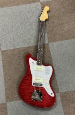 Fender 2024 Collection, Made in Japan Hybrid II Jazzmaster, Rosewood Fingerboard, Quilt Red Beryl
