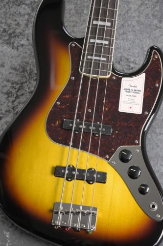 Fender MIJ Traditional Late 60s Jazz Bass  - 3Tone Sunburst -【3.83kg】【#JD25004723】