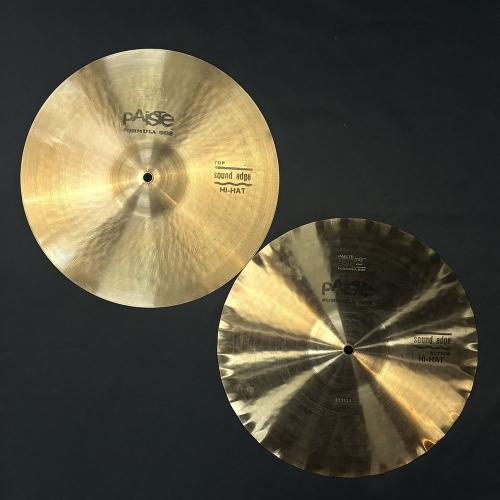Paiste FORMULA 602 Sound Edge Hi Hat  14" 70s  Top 795g / Bottom 925g