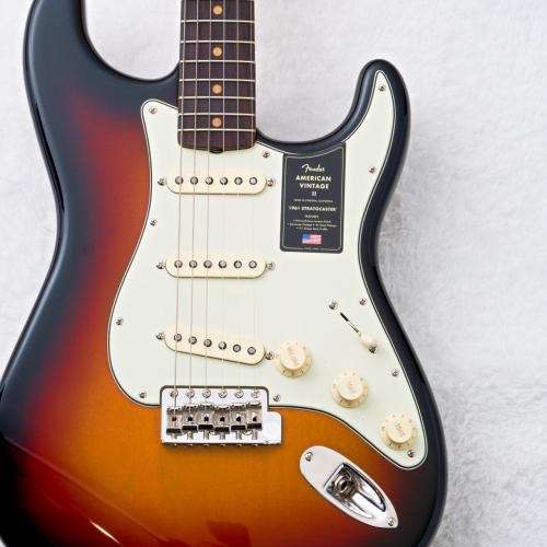 Fender American Vintage II 1961 Stratocaster 3Tone Sunburst【V2562807】【3.60kg】