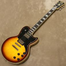 D'Angelico Deluxe Series Deluxe Atlantic, Vintage Sunburst Top, Natural Back and Sides_2