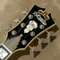 D'Angelico Deluxe Series Deluxe Atlantic, Vintage Sunburst Top, Natural Back and Sides_4