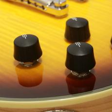 D'Angelico Deluxe Series Deluxe Atlantic, Vintage Sunburst Top, Natural Back and Sides_8