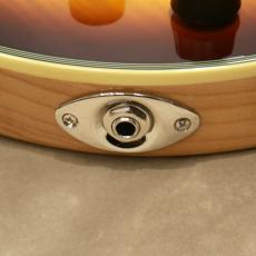 D'Angelico Deluxe Series Deluxe Atlantic, Vintage Sunburst Top, Natural Back and Sides_10