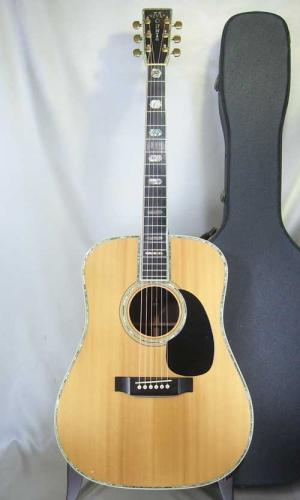 Morris W-250 / Vertical Logo・Schaller Peg・D-45Type Abalone Trim・Hexagons Inlay・Solid Ezo Spruce Top・Solid Jacaranda Side and 2-Piece Back・One Owner【With Martin Replica Case】1981年製