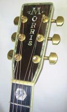 Morris W-250 / Vertical Logo・Schaller Peg・D-45Type Abalone Trim・Hexagons Inlay・Solid Ezo Spruce Top・Solid Jacaranda Side and 2-Piece Back・One Owner【With Martin Replica Case】1981年製_3