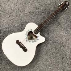 ZEMAITIS CAF-90HCW White Abalone【大人気ハート型サウンドホール エレアコ!】【丈夫なギグバッグ付】_2