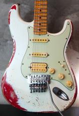Fender Custom Shop  '60 Stratocaster S-S-H Heavy Relic FRT / Ltd White Lightning_2