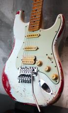 Fender Custom Shop  '60 Stratocaster S-S-H Heavy Relic FRT / Ltd White Lightning_6