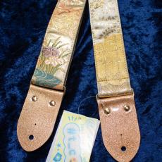 tsundrum_chan 古着物帯 小花ギターストラップ