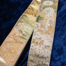 tsundrum_chan 古着物帯 小花ギターストラップ_2