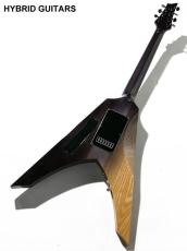 Combat V type EVERTUNE 7st Trans Black Natural Fade Burst with Bare Knuckle Nailbomb_4