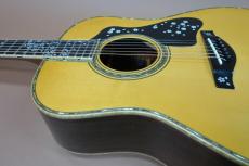 YAMAHA LL-120MS Custom / Abalone Head Trim and SADA Inlay・Abalone Trim and Rosette・Engelmann Spruce Top・Side Jacaranda and Back Jacaranda and Ebony 3P・Honduras Mahogany and Ebony 5p Neck【With Original Hard C_13