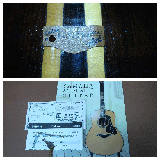 YAMAHA LL-120MS Custom / Abalone Head Trim and SADA Inlay・Abalone Trim and Rosette・Engelmann Spruce Top・Side Jacaranda and Back Jacaranda and Ebony 3P・Honduras Mahogany and Ebony 5p Neck【With Original Hard C_16