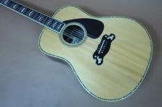 YAMAHA L-53 Special Order Made Model / Ezo Spruce Top・Jacaranda Side and Back :Center Ebony 3-Piece ・Original Grover Peg・Head and Body and Rosette Bias Abalone Trim・Ebony and Mahogany 5P-Neck・Tortoise Color _3