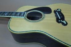 YAMAHA L-53 Special Order Made Model / Ezo Spruce Top・Jacaranda Side and Back :Center Ebony 3-Piece ・Original Grover Peg・Head and Body and Rosette Bias Abalone Trim・Ebony and Mahogany 5P-Neck・Tortoise Color _13