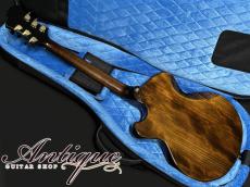 Victor Baker Custom Order Model 14 Semi-Hollow 2016 Antique Violin Brown /1P-Pine Top & Sitka-Spruce Body, Honduras-Mahogany Neck 2.55kg EX++ "Amazing Jazz Tone"_3