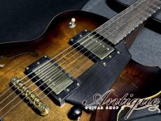 Victor Baker Custom Order Model 14 Semi-Hollow 2016 Antique Violin Brown /1P-Pine Top & Sitka-Spruce Body, Honduras-Mahogany Neck 2.55kg EX++ "Amazing Jazz Tone"_7