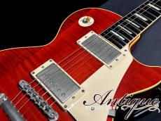 Bizen Works Special One-Off Order Burned Standard “LUCY” 2023 Cherry Red /Offset Figured Top w/BZF 3.81kg N-Mint “Legendary Les Paul”_7