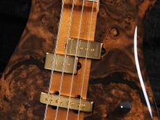 Spector Custom Shop NS-2 Walnut Burl/Curly Redwood ~Natural High Gloss~_5