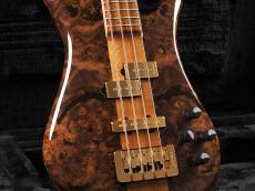 Spector Custom Shop NS-2 Walnut Burl/Curly Redwood ~Natural High Gloss~_6