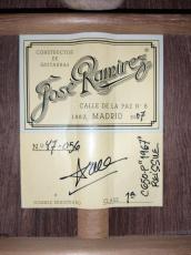 Jose Ramirez [ホセ・ラミレス] 1a C650-P”1967″ REISSUE 2007年製 杉/ハカランダ_7