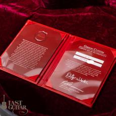 Gibson Custom Shop Custom Crimson L-4 Mahogany_15