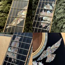 Martin 【現物動画あり】 D-42 Purple Martin Flamed Myrtle【2020年製美品中古】【美しいムラサキツバメの意匠】_10