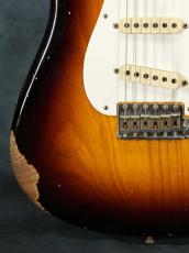 Fender Custom Shop Limited Edition 1956 Stratocaster Wide Fade 2-Tone Sunburst Relic_8