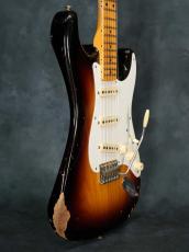 Fender Custom Shop Limited Edition 1956 Stratocaster Wide Fade 2-Tone Sunburst Relic_15