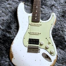 XOTiC XSC-2 Olympic White Heavy Aged w/Roasted Flame Maple Neck【圧巻のヘヴィエイジド】