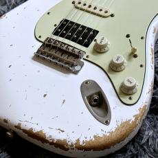 XOTiC XSC-2 Olympic White Heavy Aged w/Roasted Flame Maple Neck【圧巻のヘヴィエイジド】_3