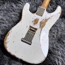 XOTiC XSC-2 Olympic White Heavy Aged w/Roasted Flame Maple Neck【圧巻のヘヴィエイジド】_9