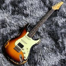 XOTiC XSC-2 3-Tone Burst Heavy Aged w/Roasted Flame Maple Neck【圧巻のヘヴィエイジド!】_2