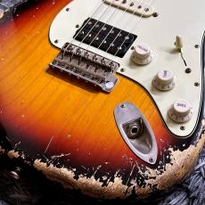 XOTiC XSC-2 3-Tone Burst Heavy Aged w/Roasted Flame Maple Neck【圧巻のヘヴィエイジド!】_3