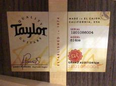 Taylor 814ce Next Generation【Claria搭載最新仕様!】_9