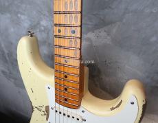 Fender Custom Shop 1956 Stratocaster Heavy Relic FRT / Vintage White_6