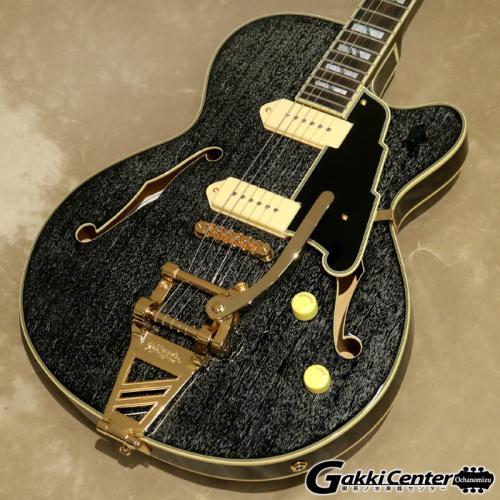 D'Angelico Excel Series Excel 59 Shield Tremolo, Black Dog