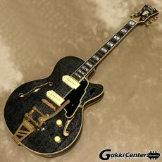 D'Angelico Excel Series Excel 59 Shield Tremolo, Black Dog_2