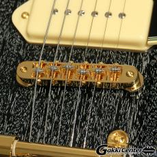 D'Angelico Excel Series Excel 59 Shield Tremolo, Black Dog_7
