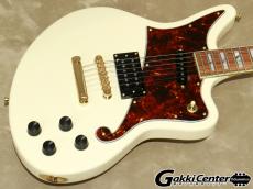 D'Angelico Deluxe Series Deluxe Bedford, Vintage White_5