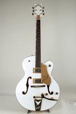 Gretsch Synchromatic Falcon Hollow Body Single-Cut with Bigsby Ebony Snowcrest White【S/N CYGC25060197】_2