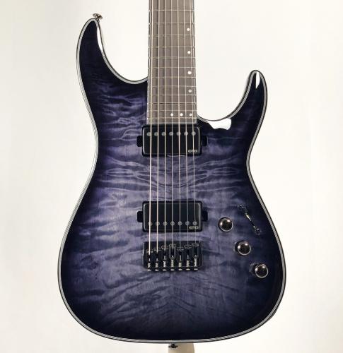 SCHECTER HELLRAISE HYBRID C-7 [AD-C-7-HR-HB] -Trans Black Burst-《NEW》 【7弦ギター】