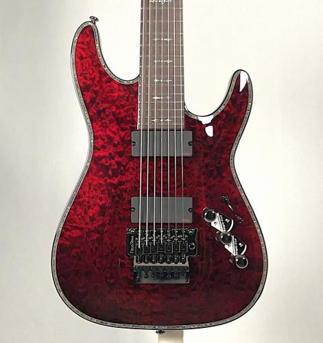 SCHECTER HELLRAISER C-7 FR [AD-C-7-FR-HR] -Black Cherry-《NEW》 【7弦ギター】