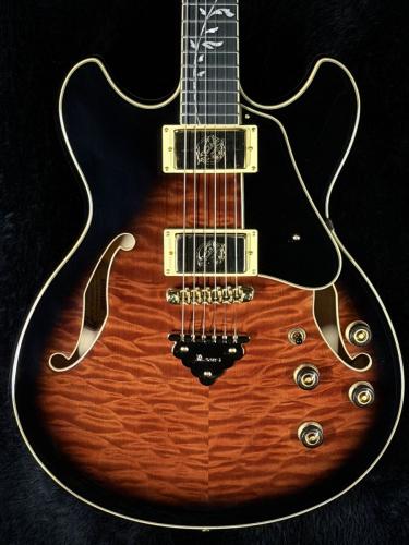 Ibanez Artcore Expressionist AS93QMSP -DBS (Dark Brown Sunburst)-【3.45kg】