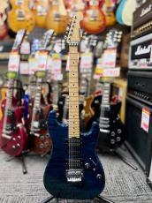 SCHECTER ST-CTM-FRT 'Mod.' -BKAQ Black Aqua / Maple- 2005年製【良杢目!】【Made In Japan】_2