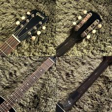 Gibson 60's J-45 Original Ebony Black #21414062 【アジャスタブルサドル仕様のジャキジャキサウンド】_5